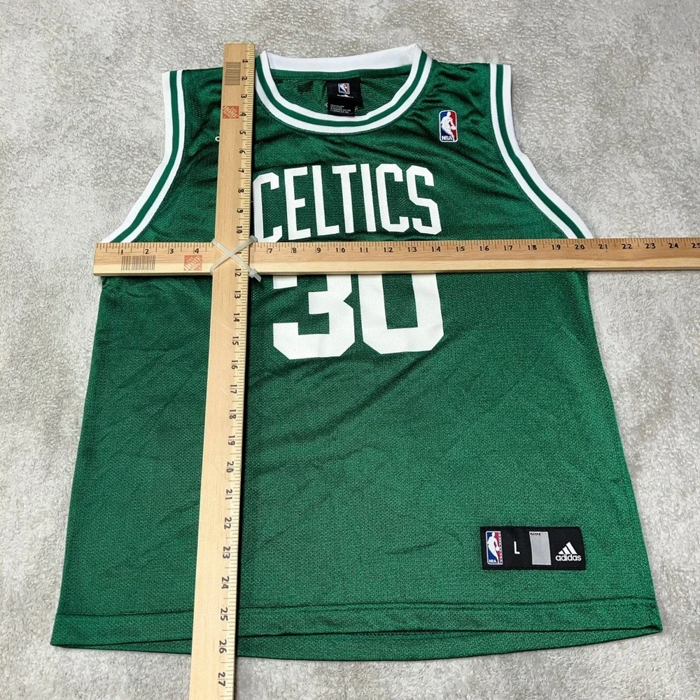 adidas Boston Celtics Rasheed Wallace #30 Green NBA Jersey Youth Large (14-16)